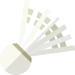 Badminton Shuttlecock SVG Icon